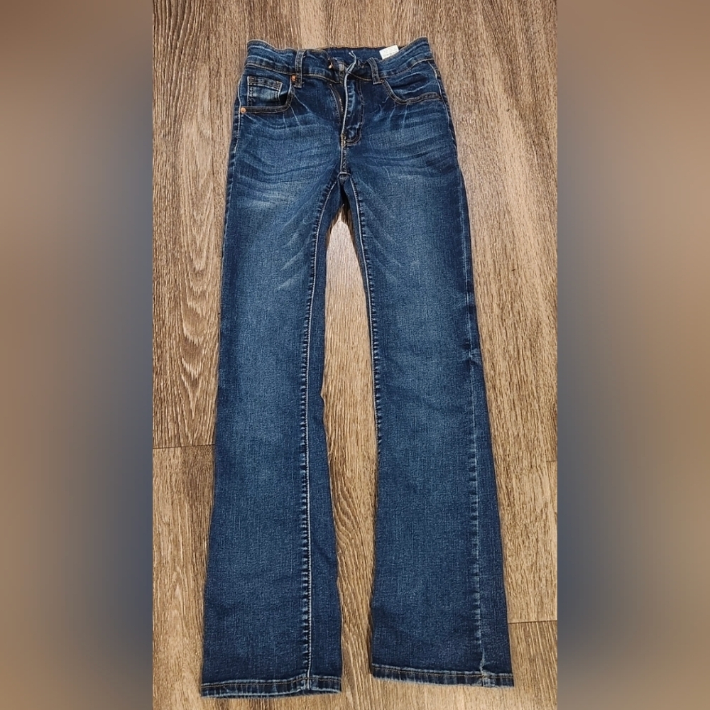 SHEIN Classic Blue Wide Leg Jeans